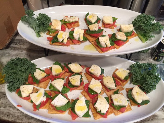 Tomato Basil Mozzarella appetizer