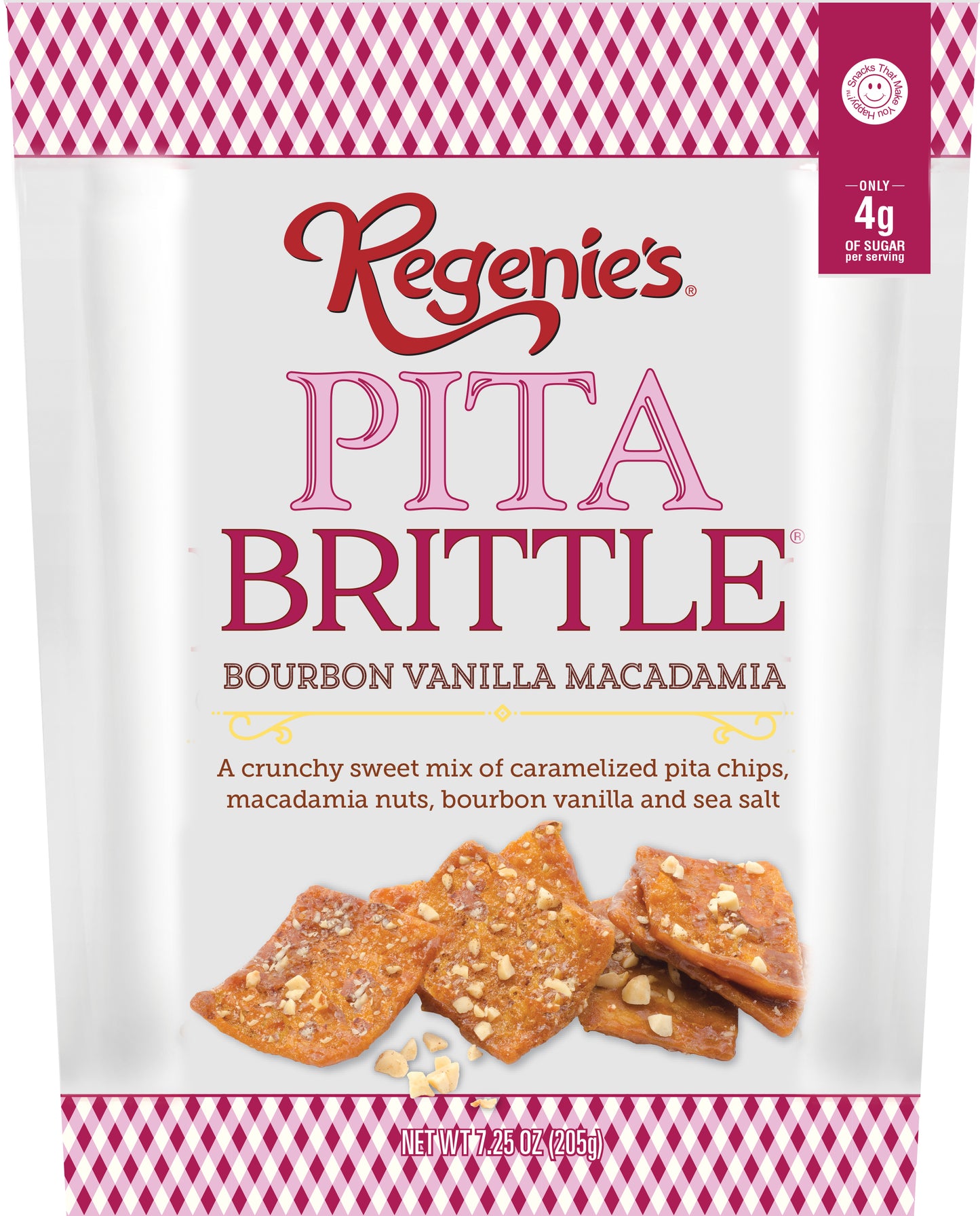 Pita Brittle®  Bourbon Vanilla Macadamia