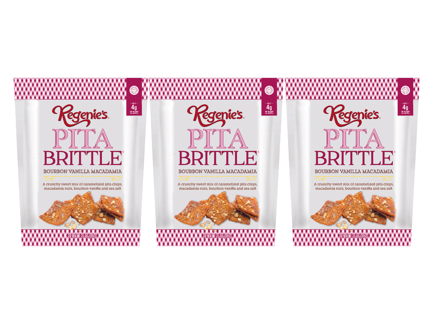 Pita Brittle® Bourbon Vanilla Macadamia