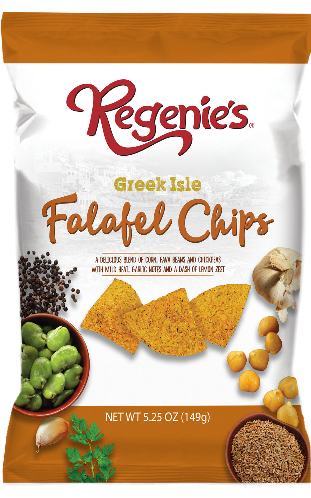 Falafel Chips, Greek Isle