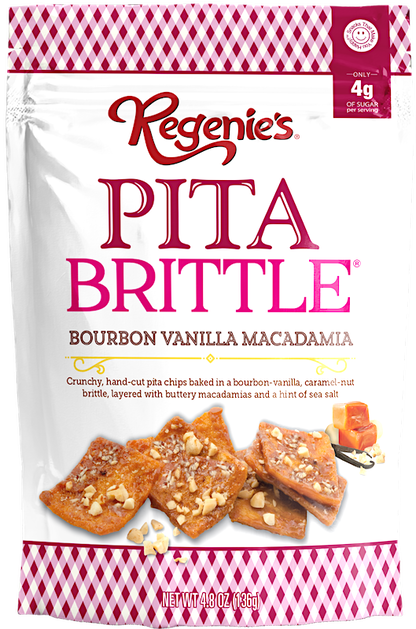 Pita Brittle®  Bourbon Vanilla Macadamia