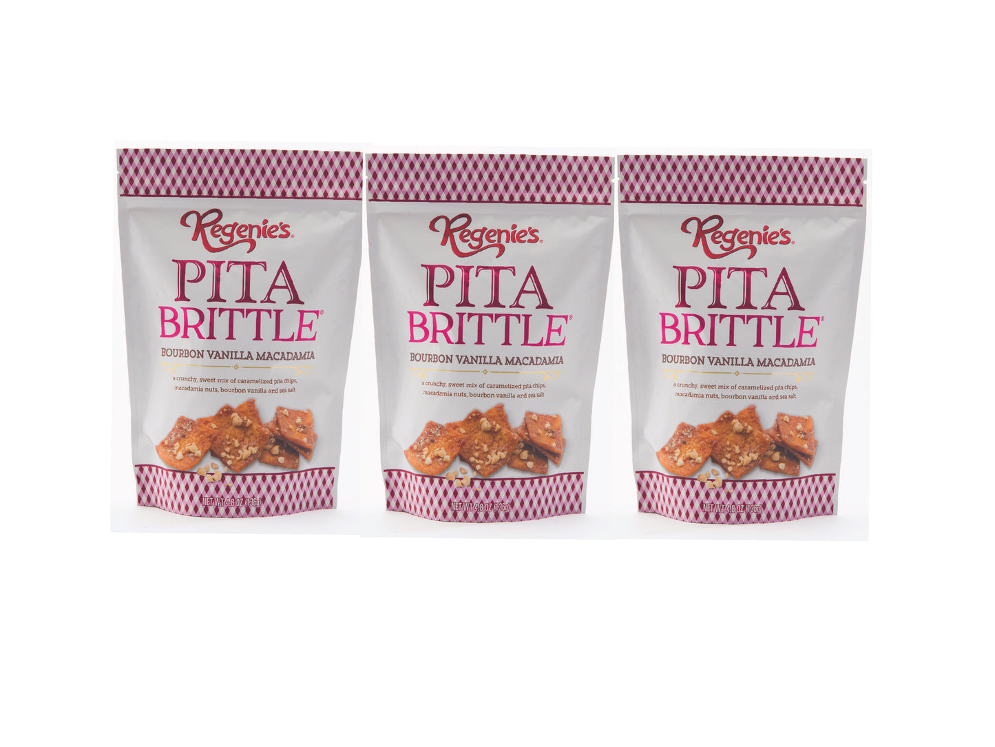Pita Brittle®  Bourbon Vanilla Macadamia